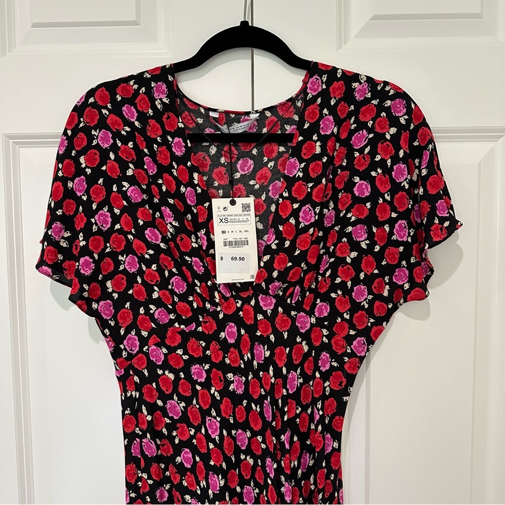 Zara Floral Dress NWT